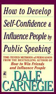 Cover of How to Develop Self-Confidence & Influence People by Public Speaking by Dale Carnegie