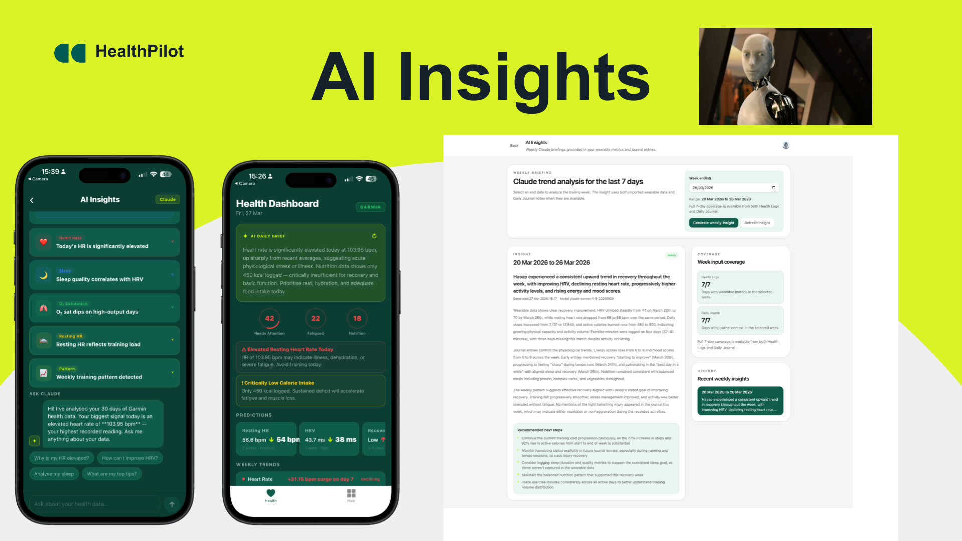 HealthPilot AI screenshot 2